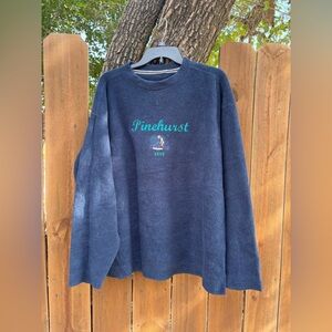 Vintage Pinehurst 1895 fleece sweatshirt size Medium RN49314.